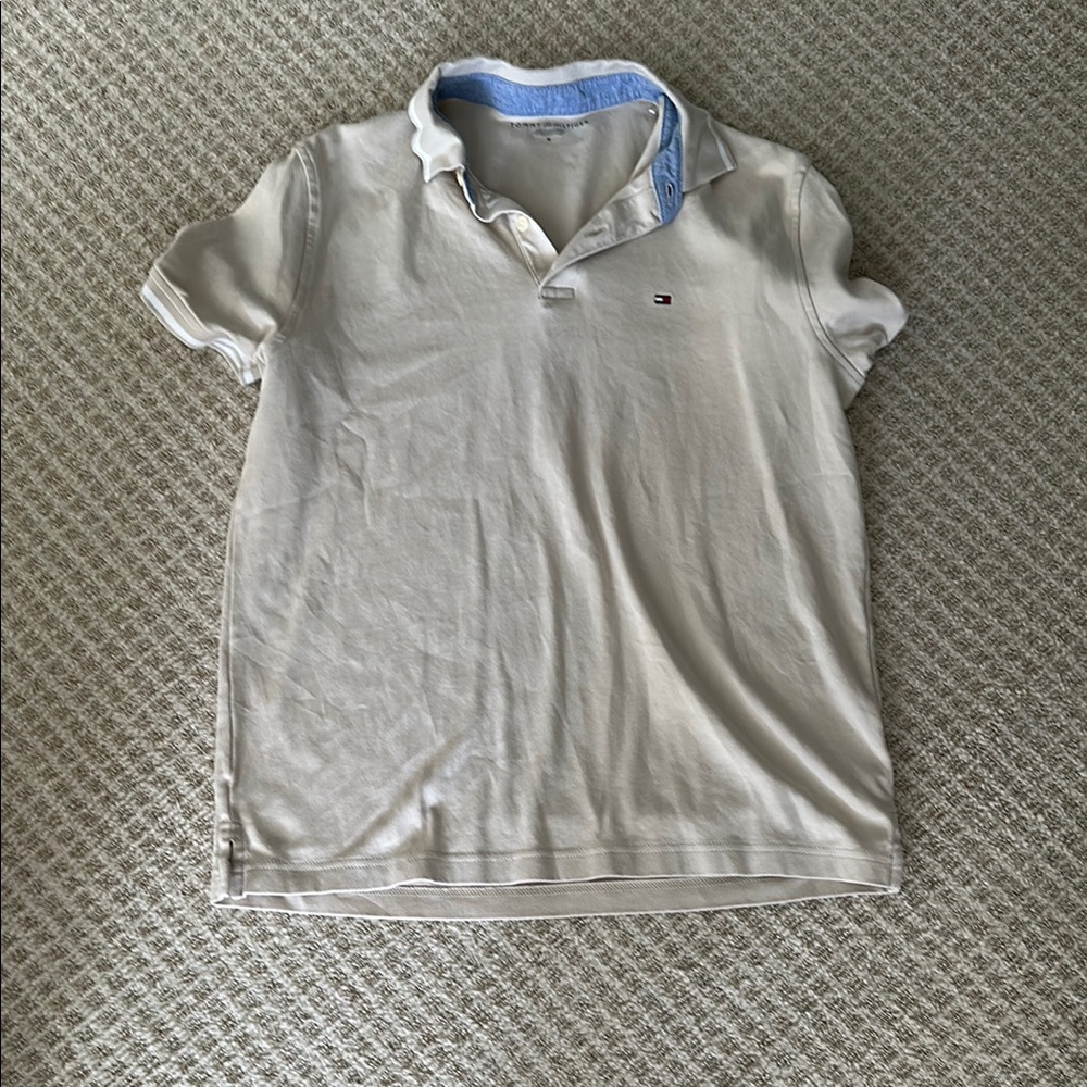 Men's Cream Polo Shirt